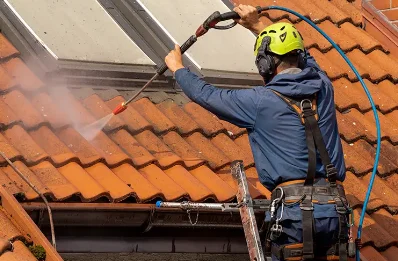 Démoussage et hydrofuge de toiture à Liglet